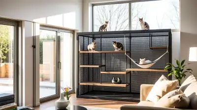 Katzensicheres Outdoor-Gehege für Stubentiger