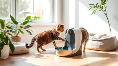 Wasserspender für Katzen