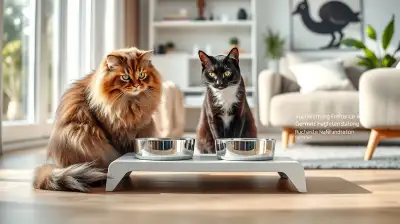 Die optimale Napfhöhe für Katzen