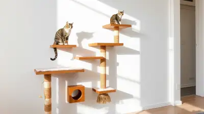 Katzen Kletterwand selber bauen