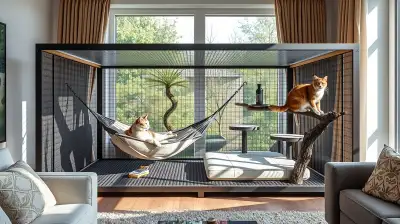 DIY Outdoor-Gehege für Katzen