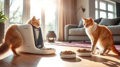 Clevere Futternäpfe für Mehrkatzenhaushalt