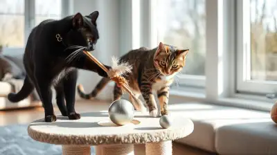 Interaktives Katzenspielzeug für geistige Auslastung