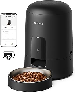 PETLIBRO Futterautomat Katze, Katzenfutter Automat Kabellos 2,4G WiFi Intelligenter Futterspender…