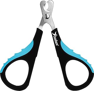 Candure Profi Krallenschere für Hunde und Katzen mit Nagelfeile Edelstahl Krallenzange Hohe Qual…