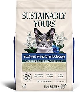 Sustainably Yours Katzenstreu – Feinkörnige Formel 4,5 kg