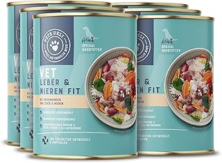 Pets Deli Leber & Nieren Diät Nassfutter für Hunde mit Huhn, Reis und Süßkartoffel ohne Zucke…