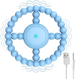 Beißring für Babys, vibrierendes Spielzeug, Silikon, Beißring, Beruhigung des Zahnfleischs fü…