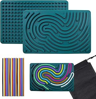 Sensorik Activity Board Silikon, Sensorik Activity Board, Montessori Spielzeug Doppelseitiges Akt…