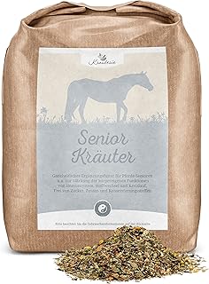Krauterie Senior Kräuter für Pferde in Spitzenqualität (500 g), frei von jeglichen Zusätzen -…