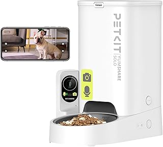 PETKIT Futterautomat Mit Kamera, KI Futterautomat Katze,3L Katzen Futterautomaten,Automatischer F…