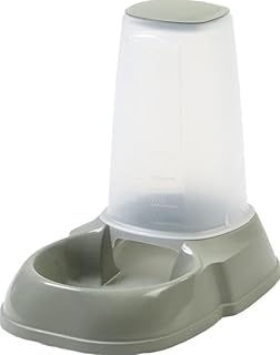 KERBL MAYA Futterspender (Futterautomat bis zu 1,5 Liter, 27 x 25 x 18 cm Futterschale aus Kunsts…