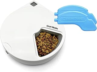 Cat Mate Digitaler Futterautomat C500 Katzen Hunde Futterspender 5 Mahlzeiten