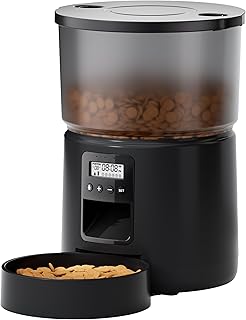 Futterautomat Katze – Katzenfutter Automat mit Programmierbarem Timer – 1-6 Mahlzeiten pro Tag – …