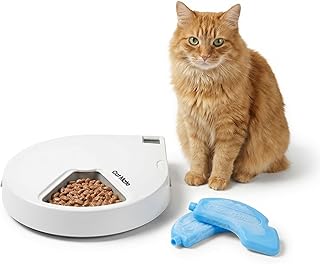 Cat Mate Digitaler Futterautomat C500 Katzen Hunde Futterspender 5 Mahlzeiten