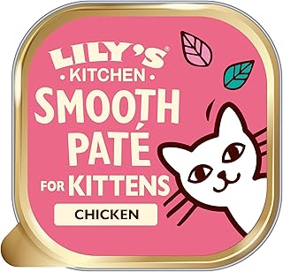 Lily’s Kitchen Vollwertnahrung Nass Katzenfutter für junge Katzen 19 Schalen (19 x 85g) Geflügel