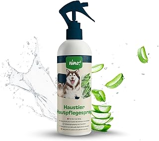 nimo® Haustier Hautpflegespray | Hautpflege für Hunde, Katzen mit Aloe Vera & Panthenol | Regen…