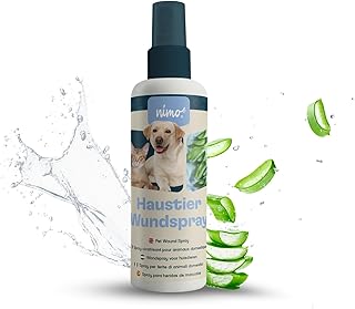 nimo® Haustier Wundspray mit Aloe Vera & Panthenol | Wundpflege für Hunde & Katzen | Regenerati…