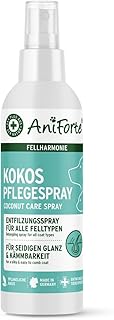 AniForte Fellharmonie Pflegespray Kokos 200 ml – Sanfte Fellpflege für Hunde & Katzen, Entfilz…
