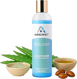 Hunde Conditioner & Fellbalsam 250 ml – ASSOPET – Natürliche Fellpflege mit Bio-Arganöl & B…