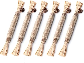 Potaroma Katzenminze Sticks, 6 Stück natürliche Katzen Kauhölzer Silvervine Sticks Katzenspiel…