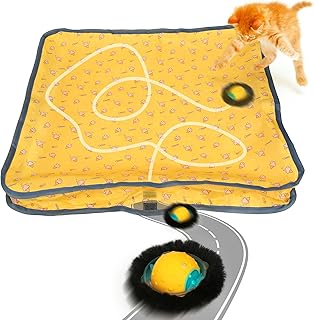 Interaktives Katzenspielzeug Selbstbeschäftigung, Leises Elektrisch Spielzeug Katzen Für Erwach…