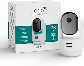 Arlo Indoor 3 PTZ 2K Überwachungskamera Innen, 1er Set, 360º Schwenkbar, 2-Wege-Audio, Bewegung…