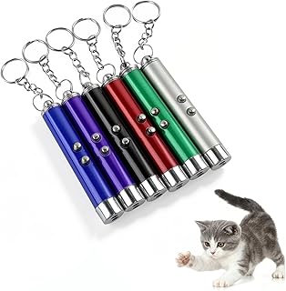 Morofme LED Pointer Katzen Spielzeug 6 Stück, Katzenspielzeug Interaktiv für Katzen und Hunde, …