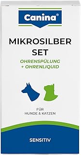 Canina 74262 2 Mikrosilber Set (Ohrenliquid,Ohrenspülung), 50 ml (2er Pack)