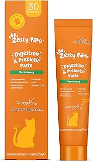 Zesty Paws Verdauungs- & Präbiotikapaste für Katzen | Darmgesundheit | Verdauung | Immunstärku…