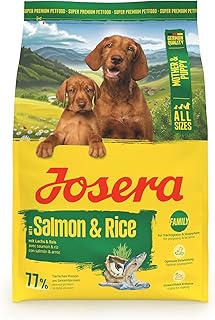 JOSERA Mother & Puppy Lachs & Reis (1 x 3 kg) | Premium Trockenfutter für trächtige/säugende H…