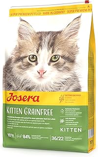 JOSERA Kitten grainfree (1 x 10 kg) | Kitten | Premium Trockenfutter für heranwachsende Katzen s…