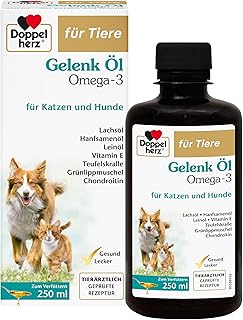 Doppelherz Gelenk Öl für Katzen und Hunde – Mit essentiellen Omega-3 Fettsäuren + Chondroitin …