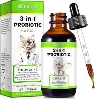 Probiotika für Katzen – 3-in-1 Flüssig-Präparat für Darm & Verdauung. Schnell wirksam bei Ver…