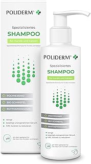 Hundeshampoo sensitiv gegen Juckreiz & Schuppen – Spezialshampoo medizinisches Shampoo für Hun…