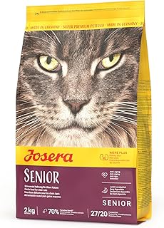 JOSERA Senior (1 x 2 kg) | Senior | Premium Trockenfutter für ältere Katzen oder Katzen mit Nie…