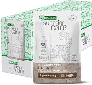 NATURE’S PROTECTION Katzen-Nassfutter Superior Care getreidefrei, mit Taurin & viel Protein für …