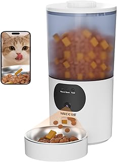 5L Futterautomat Katze mit App Steuerung, Smarter Automatischer Futterspender für Katzen & Hunde…