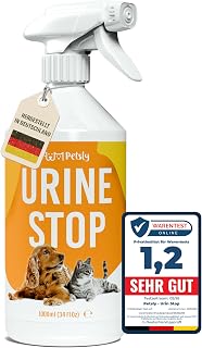 Petsly® Mildes Hunde & Katzenabwehrspray -1L- Nicht färbend – Hundeschreck gegen Urinieren – Ka…