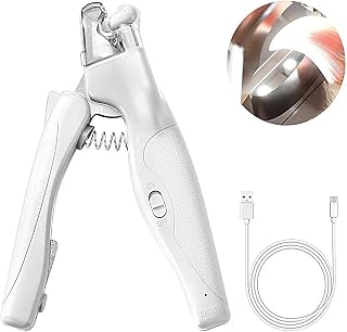 Haustier Nagelknipser mit LED-Licht, hunde krallenschere Krallenschneider | Nagelfeile Krallenpfl…