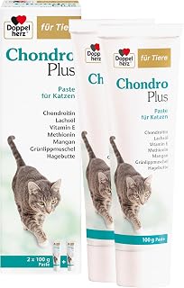 Doppelherz für Tiere Chondro Plus für Katzen – Für aktive Katzen – Mit Chondroitin, Glucosamin…