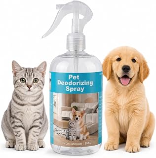 Haustier Geruchsentferner 500 ml Enzymreiniger Spray, Hundeurin & Katzenurin Entferner Extrem Sta…
