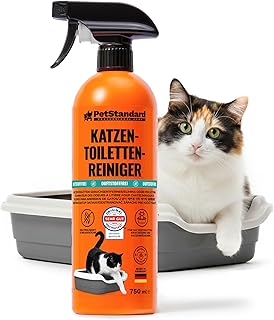 PetStandard Enzymreiniger Katzenurin 750ml – Katzentoilette Geruchsneutralisierer Spray – Eff…