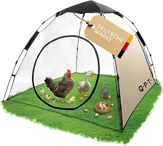 Auslauf Kleintiere, reißfestes Mesh, Pop-up System, 200x180x145 cm, verwendbar als Freilaufgeheg…