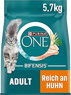PURINA ONE BIFENSIS Adult Katzenfutter trocken, reich an Huhn, 1er Pack (1 x 5,7kg)