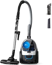 PHILIPS AquaTrio Nass-Trockensauger 9000 Serie, Schwarz, 45 Min. Laufzeit | 9 m Aktionsradius, Tr…