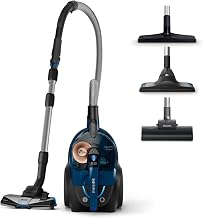 PHILIPS Beutelloser Staubsauger 7000 Serie, Blau, 900 W | 10 m Aktionsradius, TriActive+-Düse, 5…