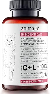 animaux Gelenktabletten für Katzen – Für Knochen, Gelenke & Knorpel – Mit Teufelskralle, Gi…