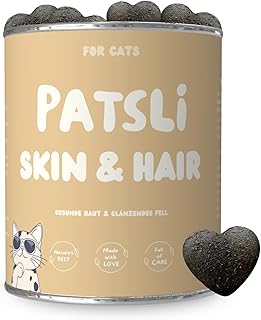 Skin & Hair | 6-in-1 Haut & Fell Komplex Katze | Fellpflege Snacks | Mit Biotin, Zink & Omega-3 |…