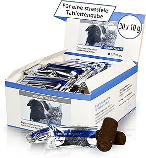 Alfavet 30 x10g FeliGum Trojaner – Medikamentenversteck für Hunde & Katzen | Leckere formbare Ma…